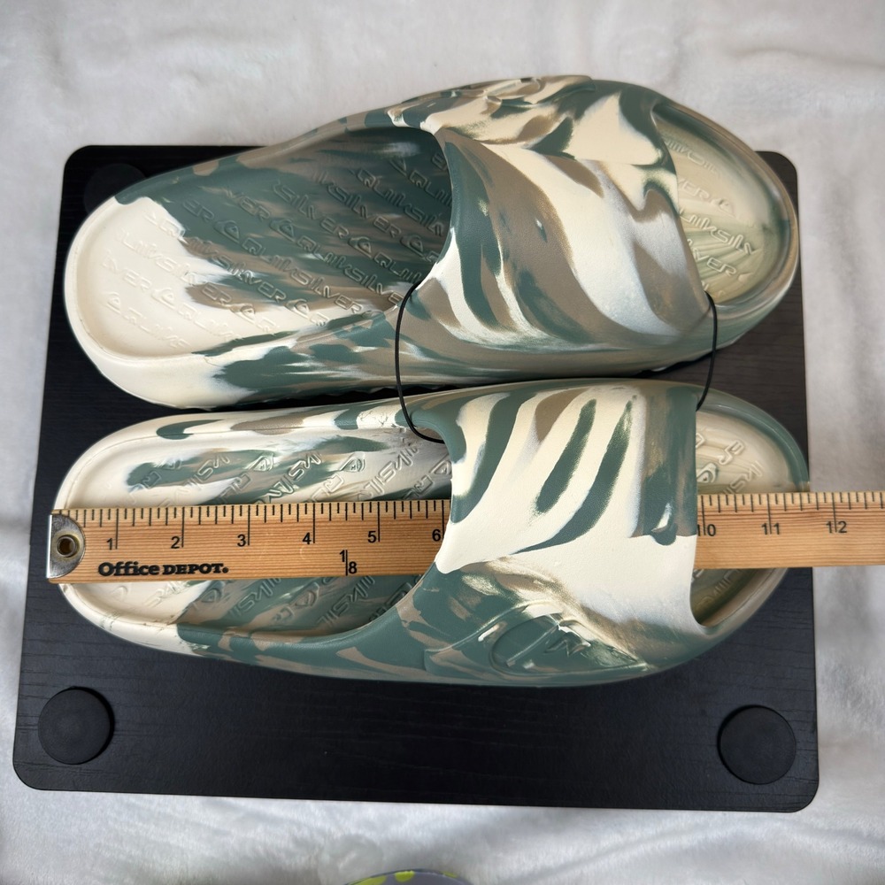 Quiksilver Cloudbreak Tie-Dye Slide Sandals Comfort Cushioned Beach Mens 10 New - Picture 6 of 6